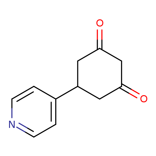 O=C1CC(CC(=O)C1)c1ccncc1