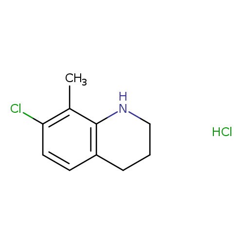 Clc1ccc2c(c1C)NCCC2.Cl
