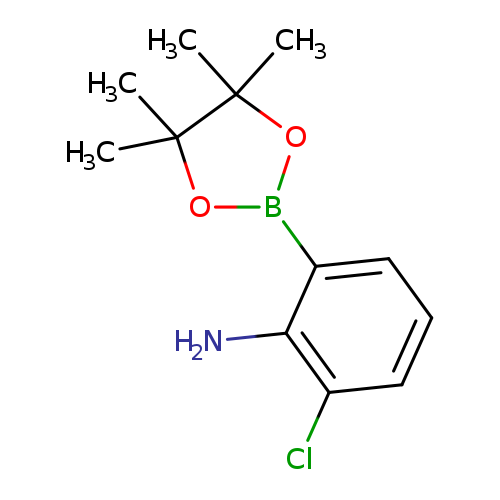 CC1(C)OB(OC1(C)C)c1cccc(c1N)Cl