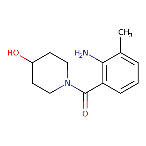 OC1CCN(CC1)C(=O)c1cccc(c1N)C