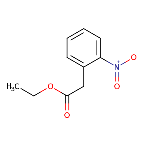 CCOC(=O)Cc1ccccc1[N+](=O)[O-]