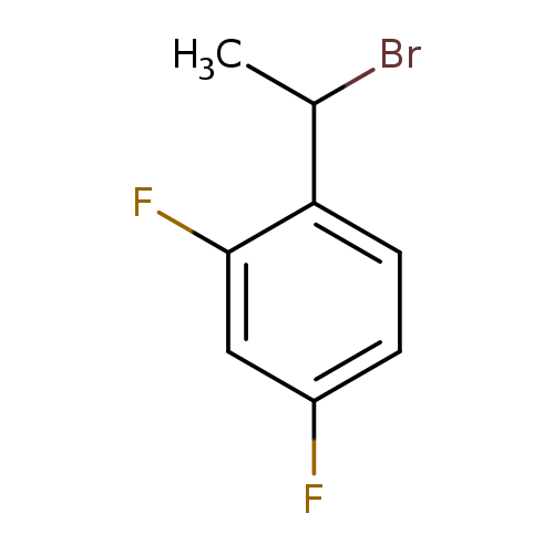 Fc1ccc(c(c1)F)C(Br)C