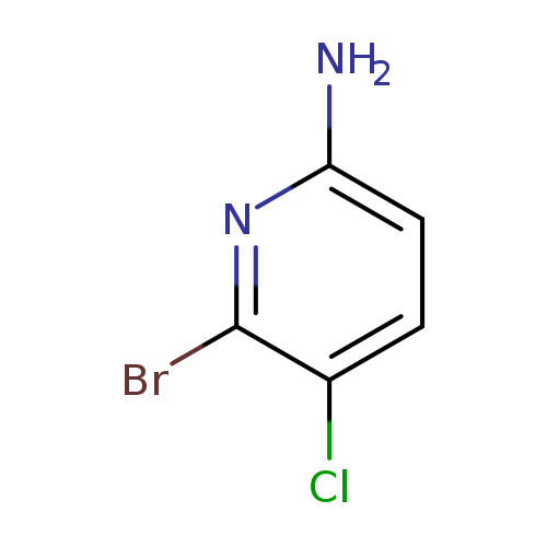 Nc1ccc(c(n1)Br)Cl