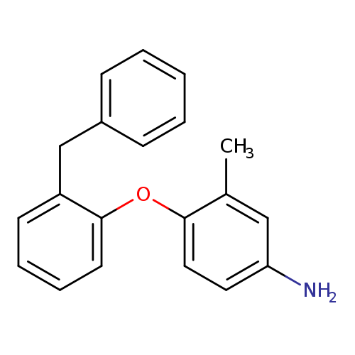 Nc1ccc(c(c1)C)Oc1ccccc1Cc1ccccc1