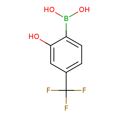 OB(c1ccc(cc1O)C(F)(F)F)O