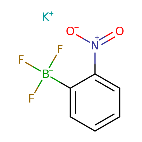 [O-][N+](=O)c1ccccc1[B-](F)(F)F.[K+]