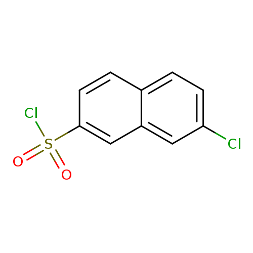 Clc1ccc2c(c1)cc(cc2)S(=O)(=O)Cl