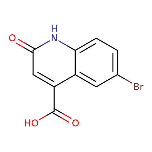 Brc1ccc2c(c1)c(cc(=O)[nH]2)C(=O)O