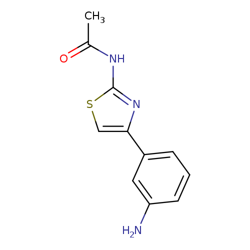 CC(=O)Nc1scc(n1)c1cccc(c1)N