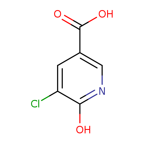 OC(=O)c1cnc(c(c1)Cl)O