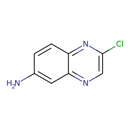 Nc1ccc2c(c1)ncc(n2)Cl