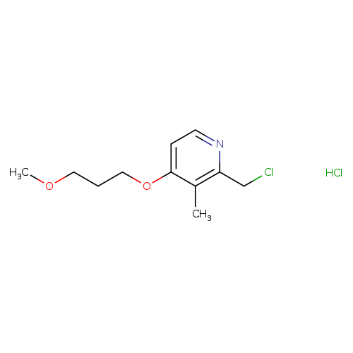 Cc1c(OCCCOC)ccnc1CCl.Cl