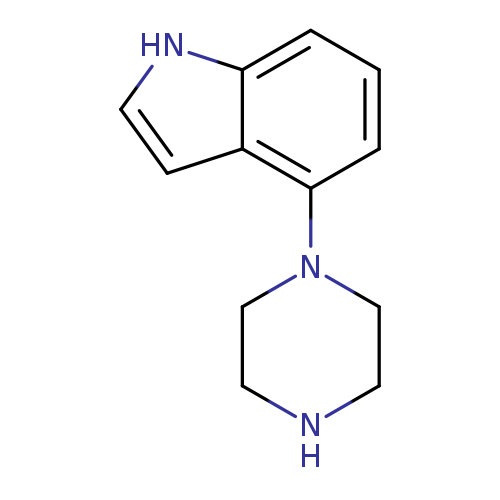 N1CCN(CC1)c1cccc2c1cc[nH]2