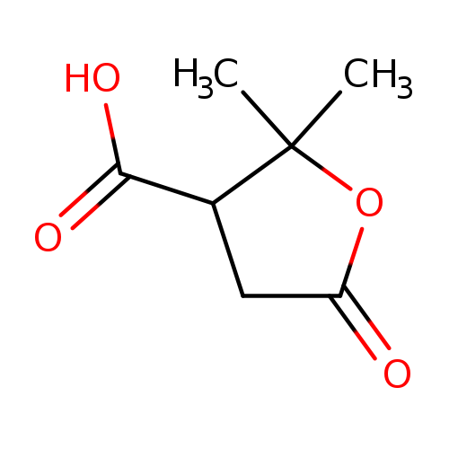 O=C1CC(C(O1)(C)C)C(=O)O