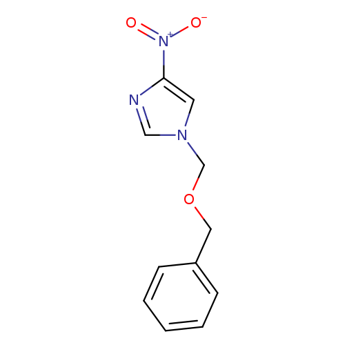 [O-][N+](=O)c1ncn(c1)COCc1ccccc1