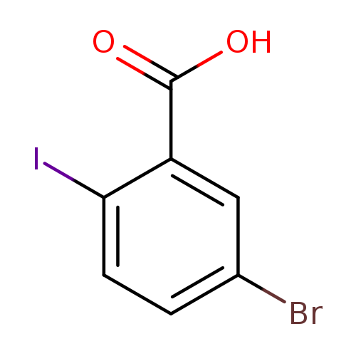 Brc1ccc(c(c1)C(=O)O)I