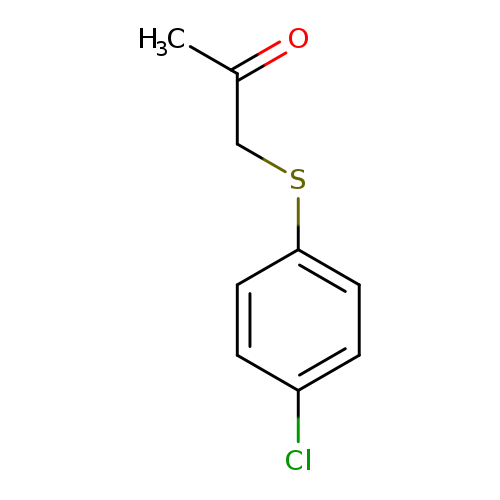 CC(=O)CSc1ccc(cc1)Cl