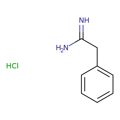 NC(=N)Cc1ccccc1.Cl