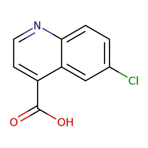 Clc1ccc2c(c1)c(ccn2)C(=O)O