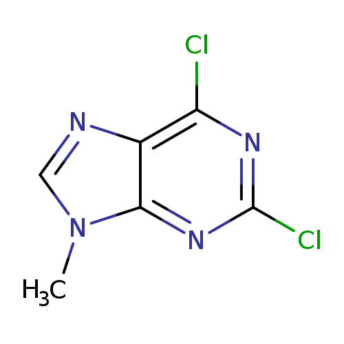 Clc1nc(Cl)c2c(n1)n(C)cn2