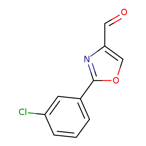 O=Cc1coc(n1)c1cccc(c1)Cl