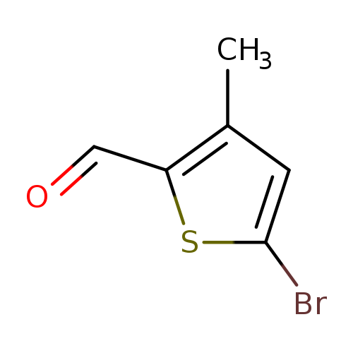 O=Cc1sc(cc1C)Br