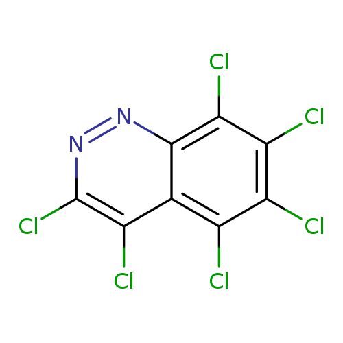 Clc1c(Cl)c(Cl)c2c(c1Cl)nnc(c2Cl)Cl