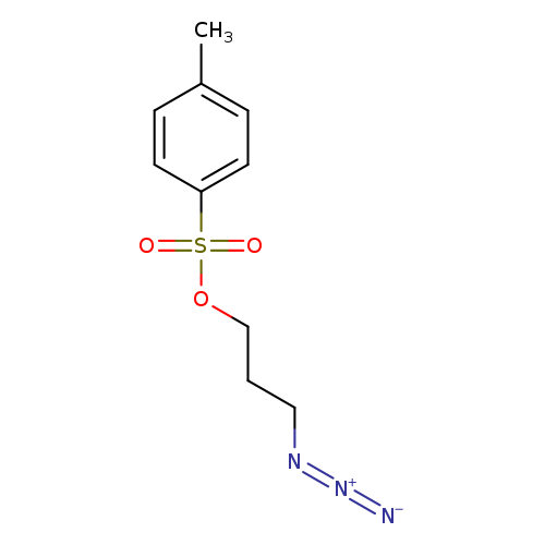 Cc1ccc(cc1)S(=O)(=O)OCCCN=[N+]=[N-]