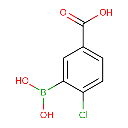 OB(c1cc(ccc1Cl)C(=O)O)O