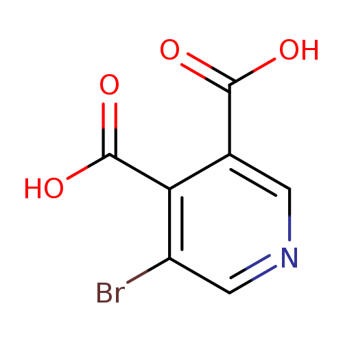 OC(=O)c1c(Br)cncc1C(=O)O