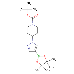 O=C(N1CCC(CC1)n1ncc(c1)B1OC(C(O1)(C)C)(C)C)OC(C)(C)C