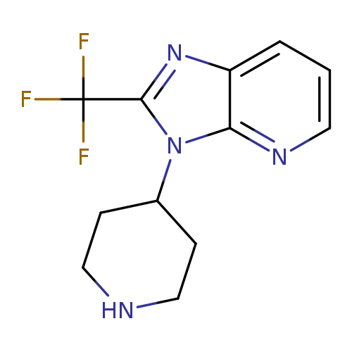 FC(c1nc2c(n1C1CCNCC1)nccc2)(F)F