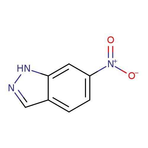 [O-][N+](=O)c1ccc2c(c1)[nH]nc2