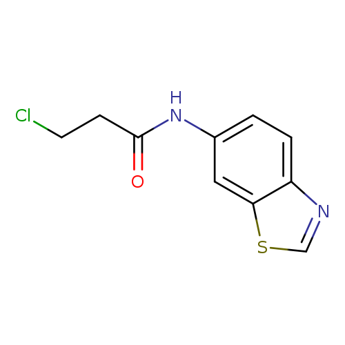 ClCCC(=O)Nc1ccc2c(c1)scn2