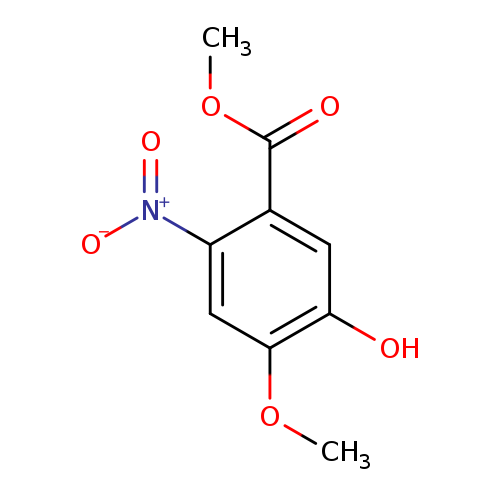 COC(=O)c1cc(O)c(cc1[N+](=O)[O-])OC