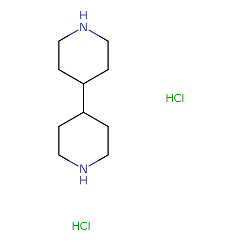 N1CCC(CC1)C1CCNCC1.Cl.Cl