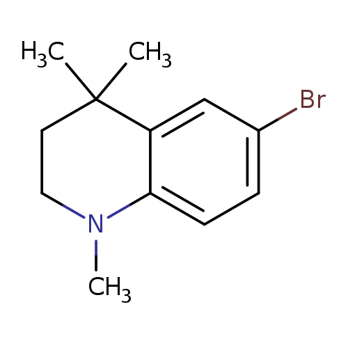 Brc1ccc2c(c1)C(C)(C)CCN2C