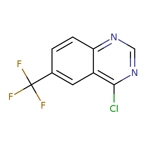 Clc1ncnc2c1cc(cc2)C(F)(F)F