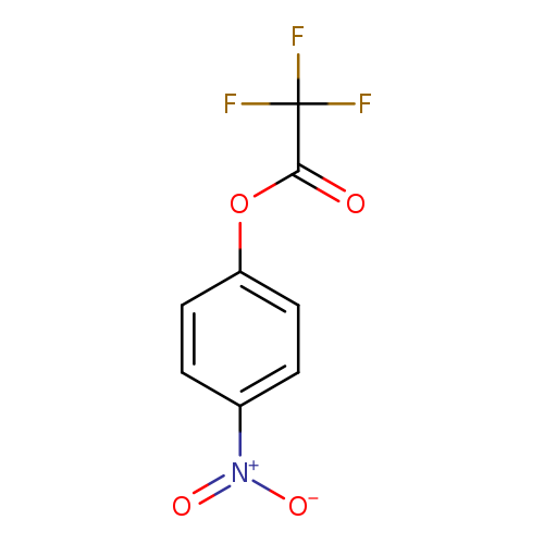 O=C(C(F)(F)F)Oc1ccc(cc1)[N+](=O)[O-]