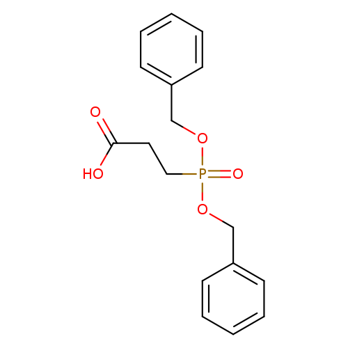 OC(=O)CCP(=O)(OCc1ccccc1)OCc1ccccc1
