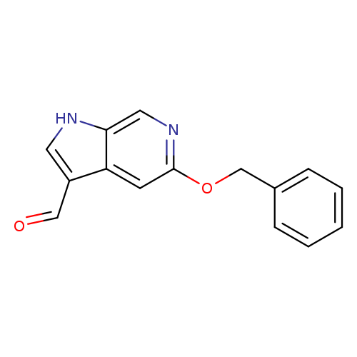 O=Cc1c[nH]c2c1cc(OCc1ccccc1)nc2