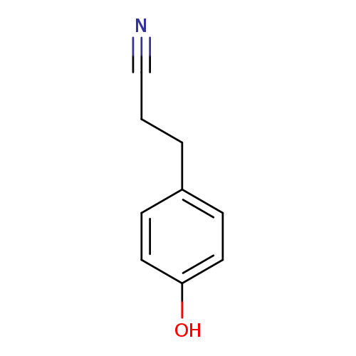 N#CCCc1ccc(cc1)O
