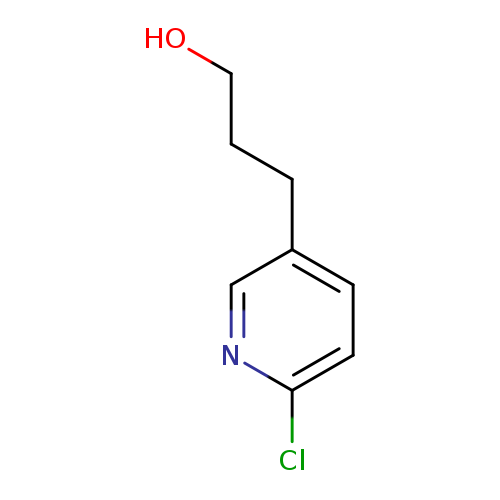 OCCCc1ccc(nc1)Cl