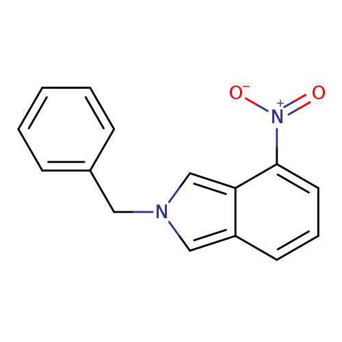 [O-][N+](=O)c1cccc2c1cn(c2)Cc1ccccc1