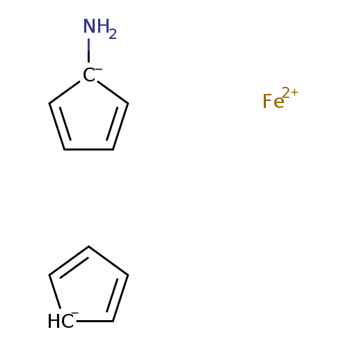 [CH-]1C=CC=C1.N[C-]1C=CC=C1.[Fe+2]