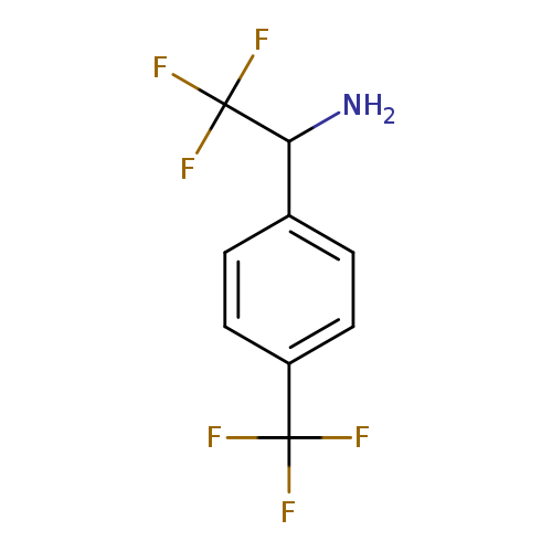 NC(C(F)(F)F)c1ccc(cc1)C(F)(F)F