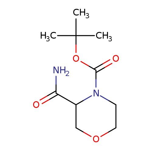 NC(=O)C1COCCN1C(=O)OC(C)(C)C