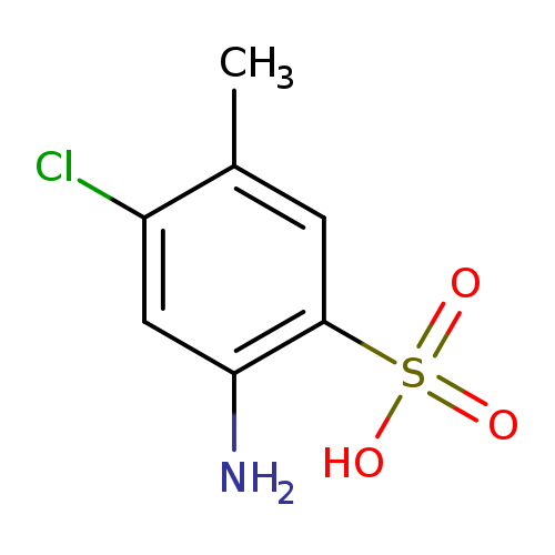 Nc1cc(Cl)c(cc1S(=O)(=O)O)C