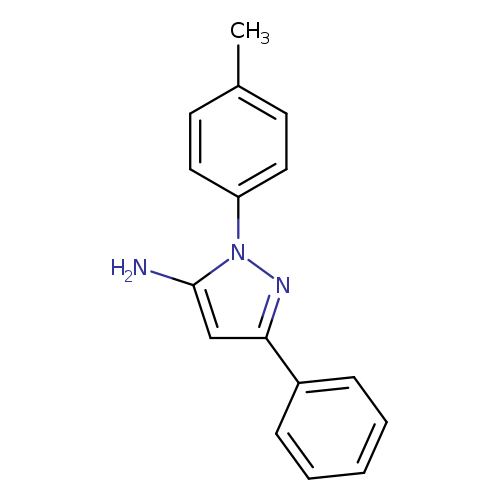 Cc1ccc(cc1)n1nc(cc1N)c1ccccc1
