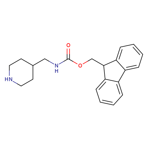 O=C(NCC1CCNCC1)OCC1c2ccccc2c2c1cccc2